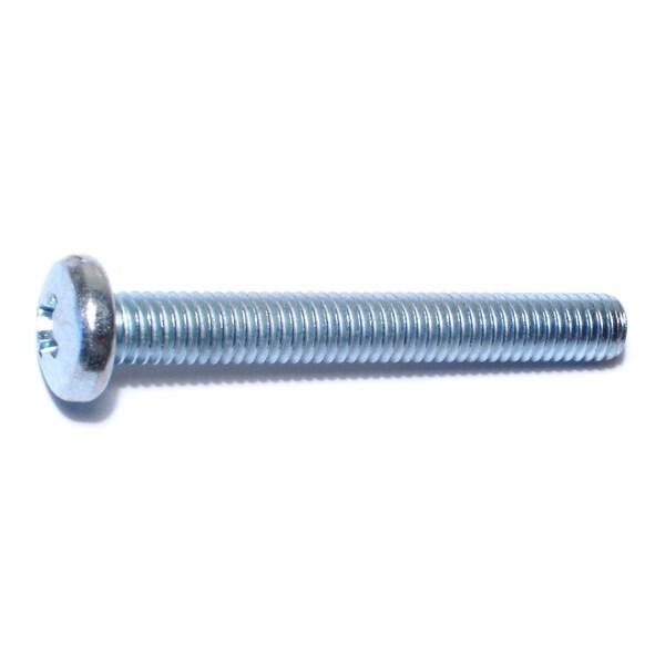 Midwest Fastener 3/18"-16 x 3 in Phillips Pan Machine Screw, Zinc Plated Steel, 8 PK 77567 - main